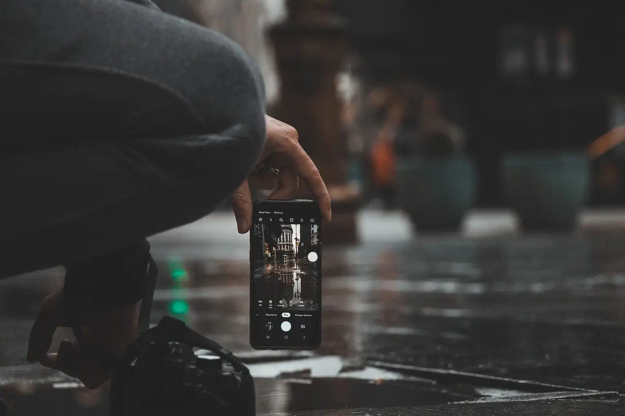 cellular, phone, camera, nature