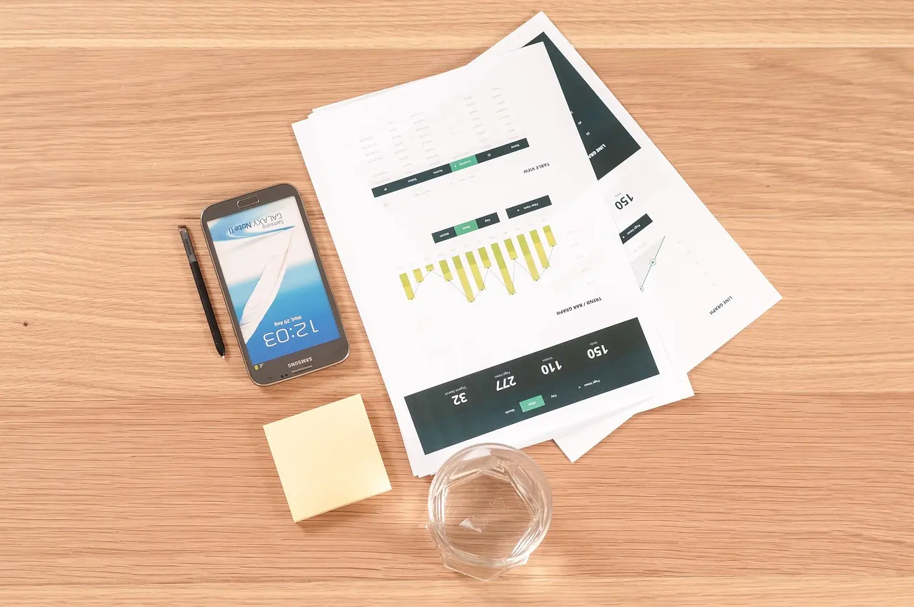 A Samsung Galaxy phone held in one hand
