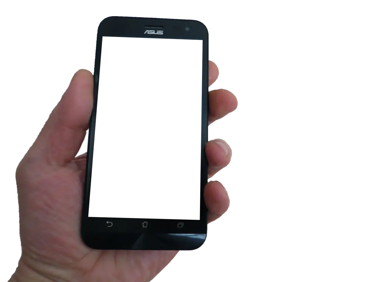 A black Android phone with a dark screen lying next to a charging cable and wall adapter on a desk.