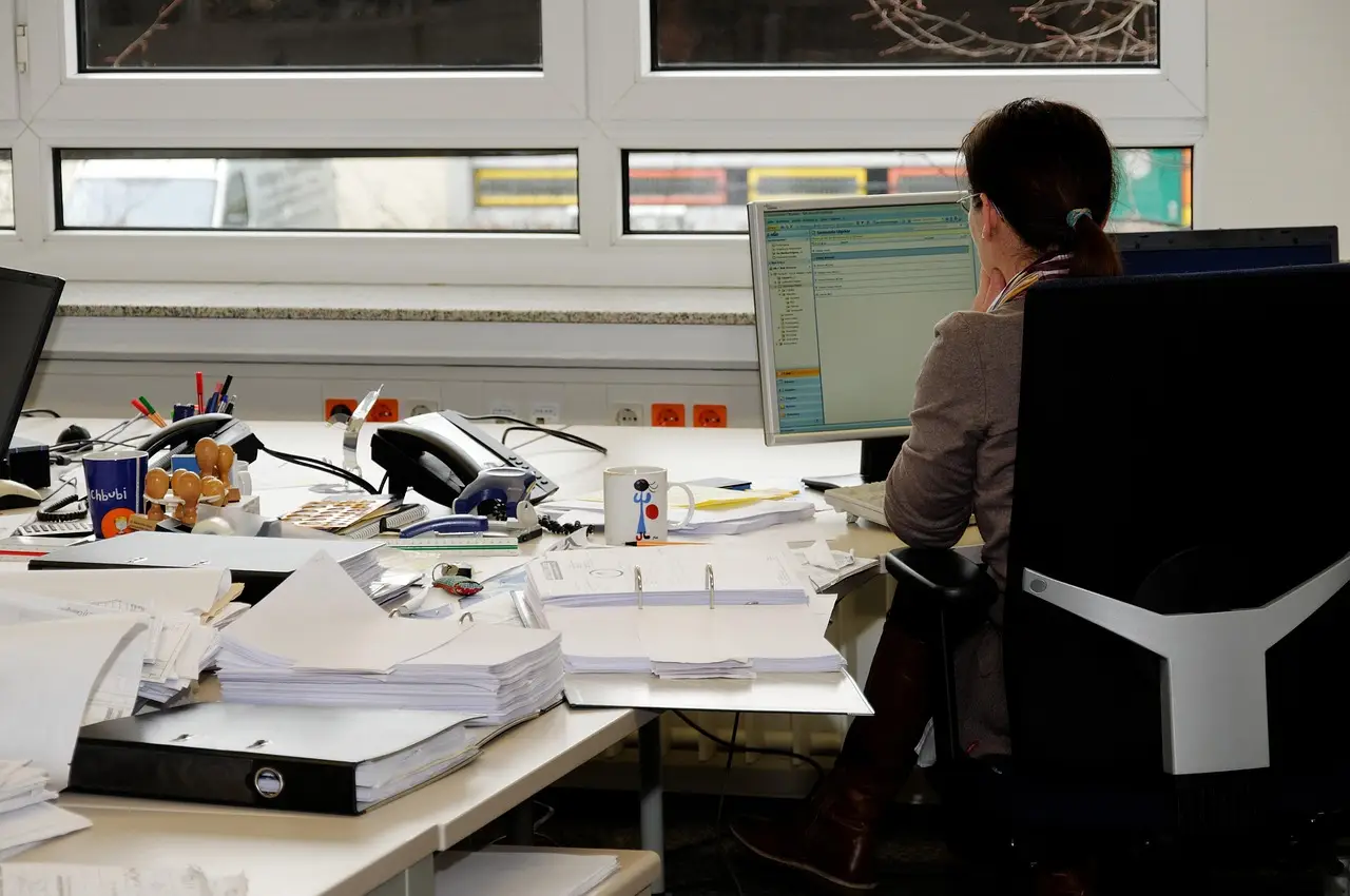 secretary, office job, office, desk