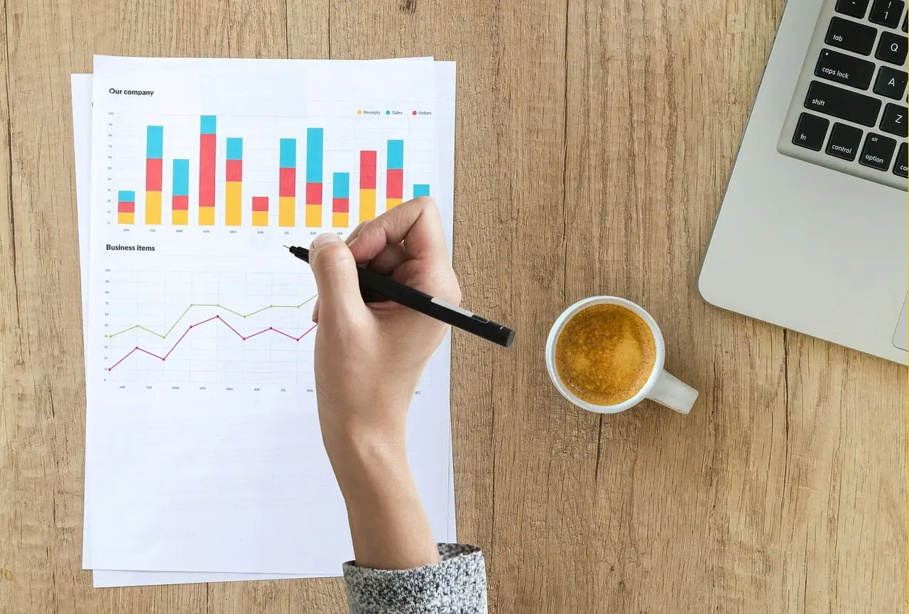 audit, chart, graph, wallpaper 4k