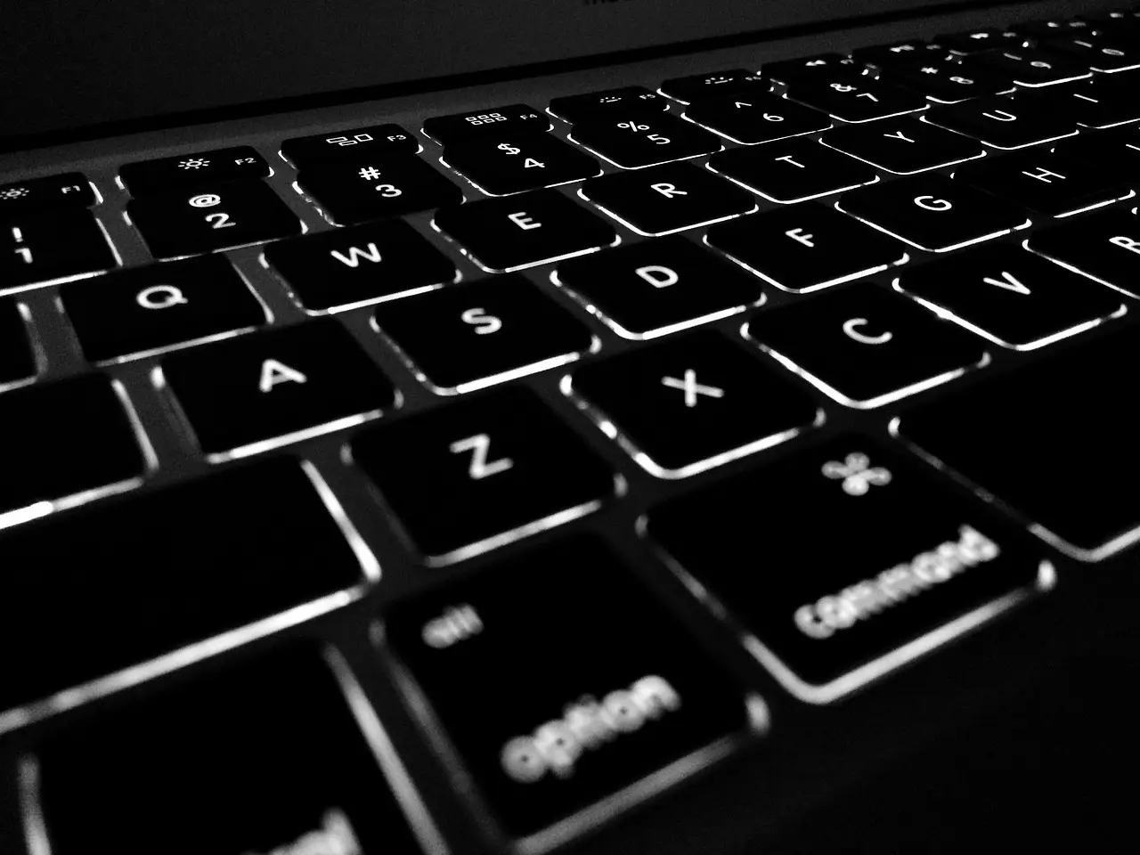 computer, keyboard, typing, electronics