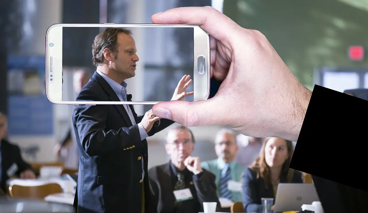 video recording, conference, public speaking, presentation